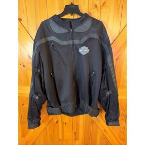 Harley-Davidson Mesh Vented Riding Armored Motorcycle Jacket Size XXXL (6450)